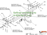 N/022 Фаркоп на Nissan X-Trail T30 2001-2007 N/022 Фаркоп на Nissan X-Trail T30 2001-2007