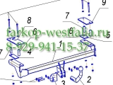 1165-A Фаркоп на Opel Astra H 2004-2009